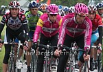 The Schleck brothers and Kim Kirchen side by side during the first stage of the Tour de Luxembourg 2006
